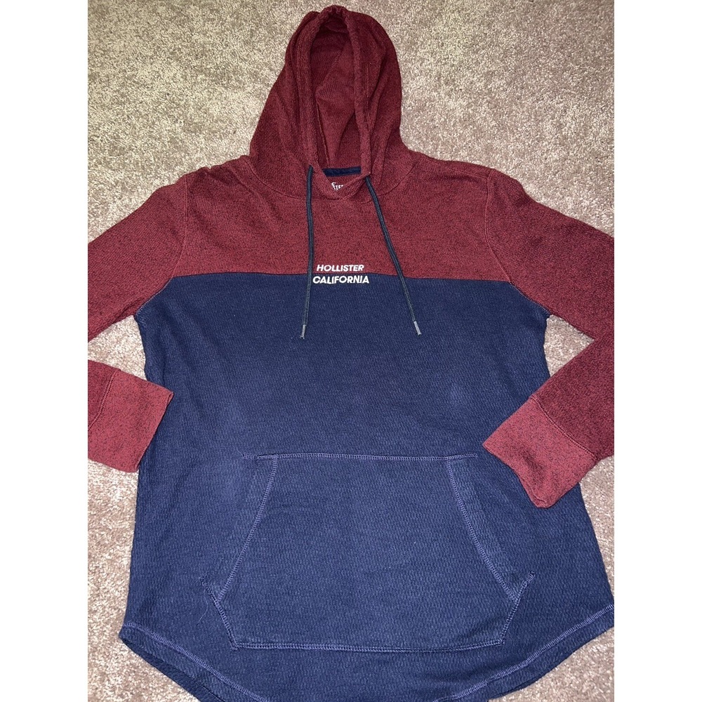 hollister fleece pullover hoodie medium men